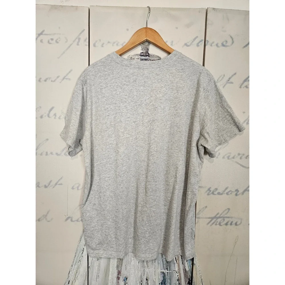 Levi's T-Shirt XL Gray Graphic Bucking Bronco Cowboy Western Americana Cotton